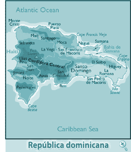 mapa república dominicana