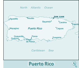 Puerto Rico Map