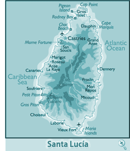 Mapa Santa Lucía