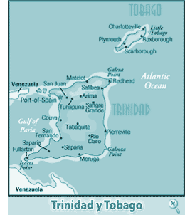 Trinidad and Tobago Map